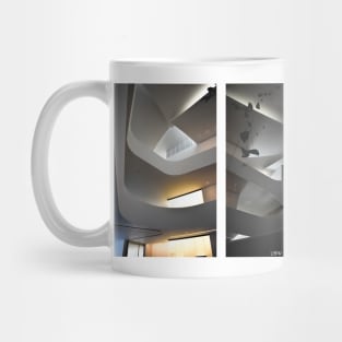 interior art in modern design in fine museum wonder wallpaper ecopop photograph Mug